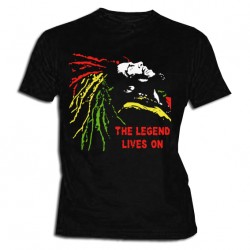 Bob Marley - Camiseta Manga...